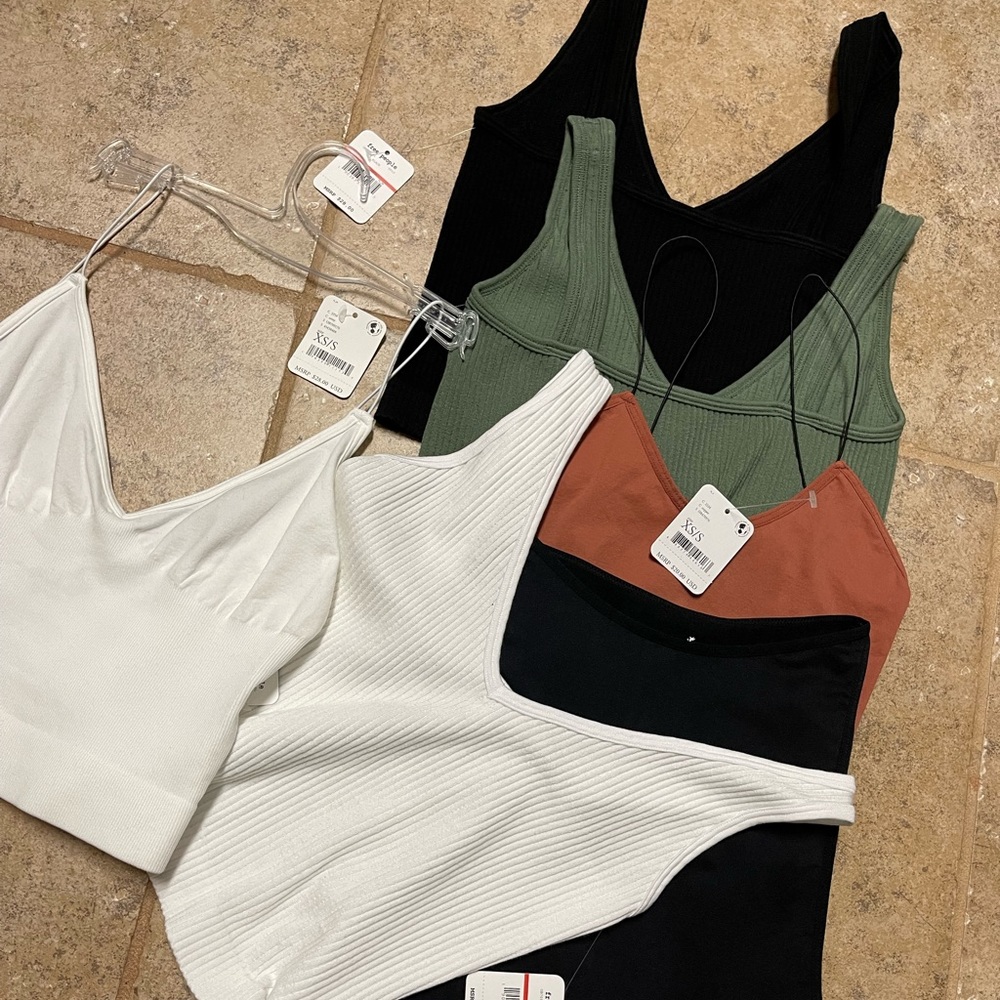 free people tank bundle (all nwt)